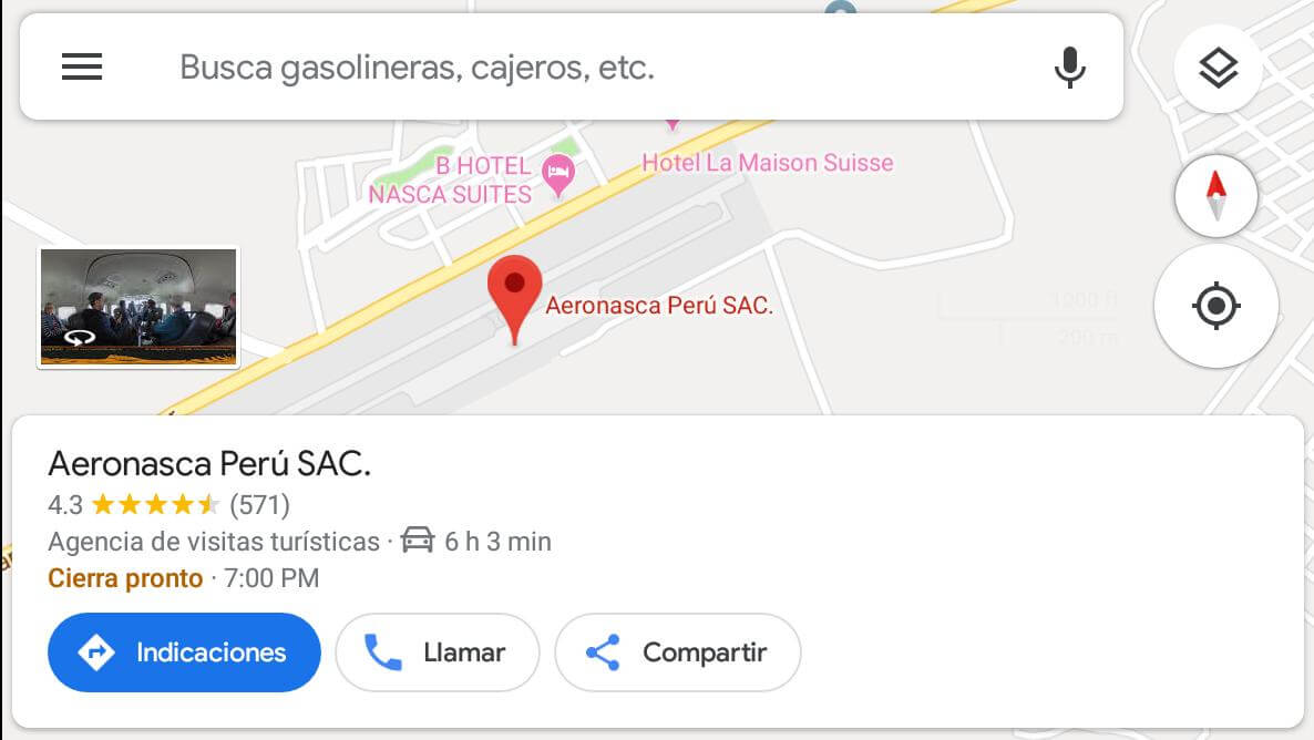 Cómo pedir indicaciones en Google Maps en Movil