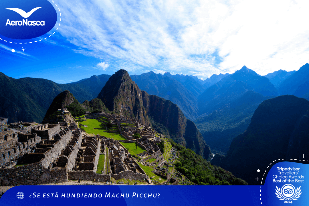 ¿Se está hundiendo Machu Picchu?